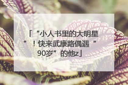 “小人书里的大明星”！快来武康路偶遇“90岁”的他z