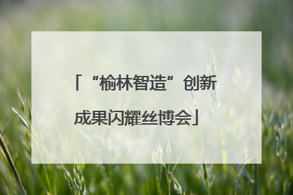“榆林智造”创新成果闪耀丝博会