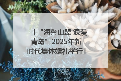 “海誓山盟 浪漫青岛”2025年新时代集体婚礼举行
