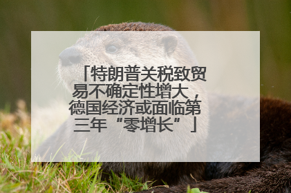 特朗普关税致贸易不确定性增大，德国经济或面临第三年“零增长”