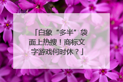 白象“多半”袋面上热搜！商标文字游戏何时休？