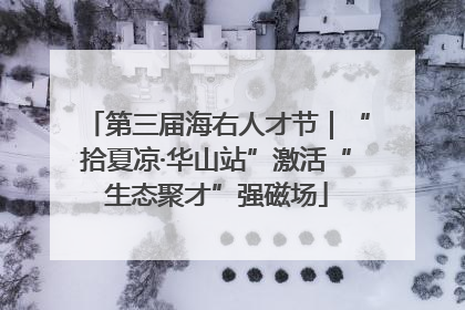 第三届海右人才节｜“拾夏凉·华山站”激活“生态聚才”强磁场