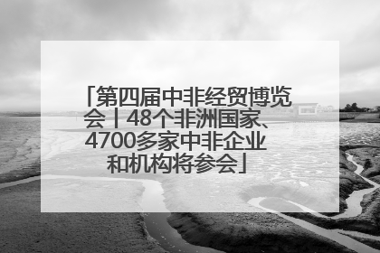 第四届中非经贸博览会丨48个非洲国家、4700多家中非企业和机构将参会