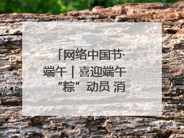 网络中国节·端午｜喜迎端午“粽”动员 消防安全记心中