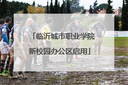 临沂城市职业学院新校园办公区启用
