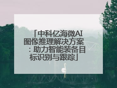 中科亿海微AI图像推理解决方案：助力智能装备目标识别与跟踪