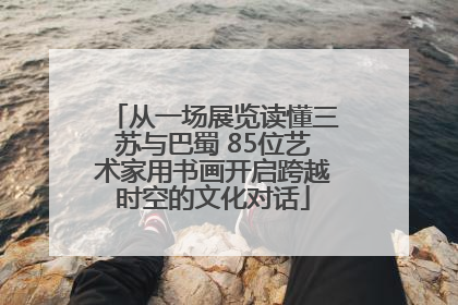 从一场展览读懂三苏与巴蜀 85位艺术家用书画开启跨越时空的文化对话