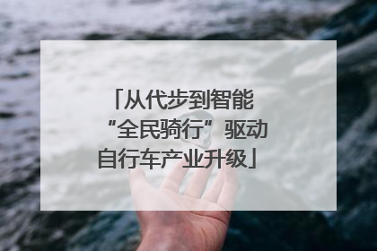 从代步到智能 “全民骑行”驱动自行车产业升级