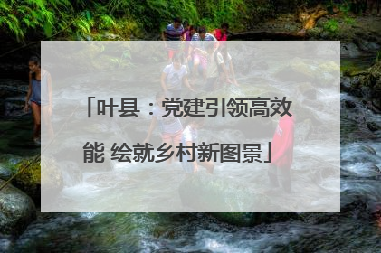 叶县：党建引领高效能 绘就乡村新图景