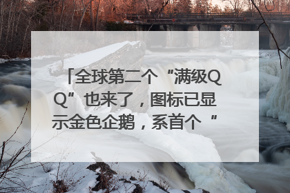 全球第二个“满级QQ”也来了，图标已显示金色企鹅，系首个“满级QQ”的小号