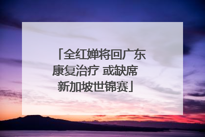 全红婵将回广东康复治疗 或缺席新加坡世锦赛