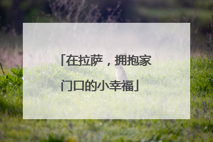 在拉萨，拥抱家门口的小幸福
