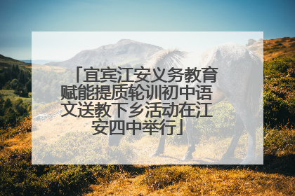 宜宾江安义务教育赋能提质轮训初中语文送教下乡活动在江安四中举行
