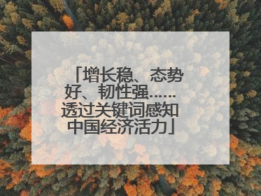 增长稳、态势好、韧性强……透过关键词感知中国经济活力