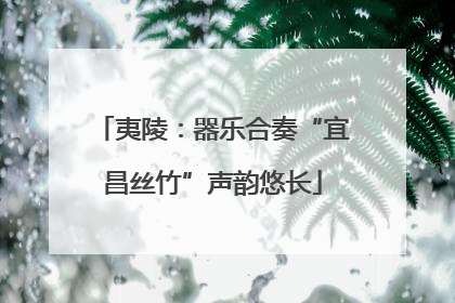 夷陵：器乐合奏“宜昌丝竹”声韵悠长