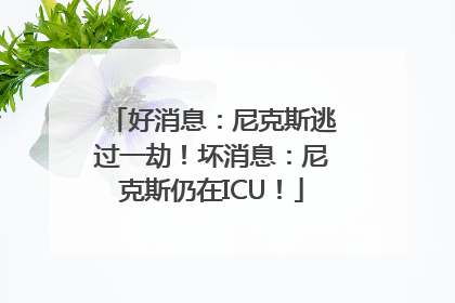 好消息：尼克斯逃过一劫！坏消息：尼克斯仍在ICU！