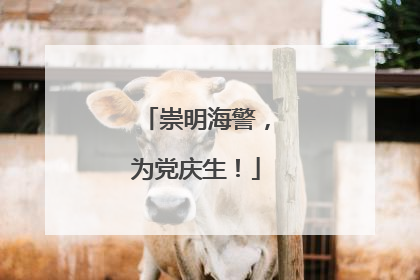 崇明海警，为党庆生！