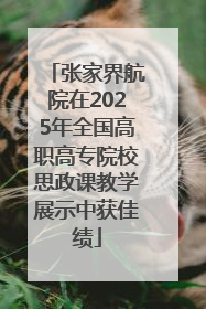 张家界航院在2025年全国高职高专院校思政课教学展示中获佳绩