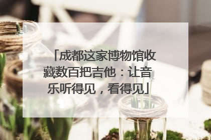 成都这家博物馆收藏数百把吉他：让音乐听得见，看得见