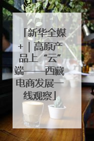新华全媒+｜高原产品上“云”端——西藏电商发展一线观察