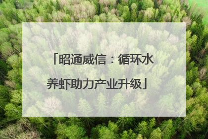 昭通威信：循环水养虾助力产业升级