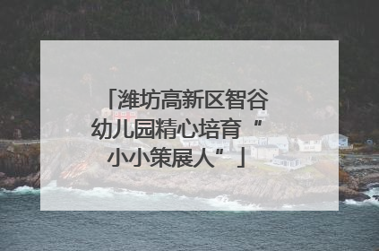 潍坊高新区智谷幼儿园精心培育“小小策展人”