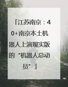 江苏南京：40+南京本土机器人上演现实版的“机器人总动员”