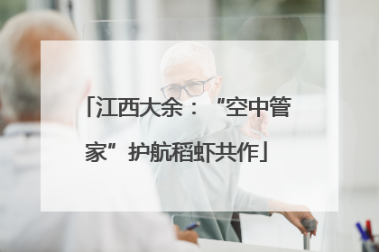 江西大余：“空中管家”护航稻虾共作