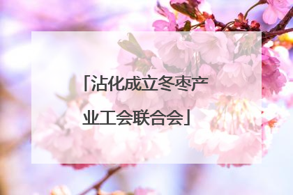 沾化成立冬枣产业工会联合会