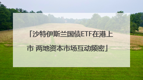 沙特伊斯兰国债ETF在港上市 两地资本市场互动频密