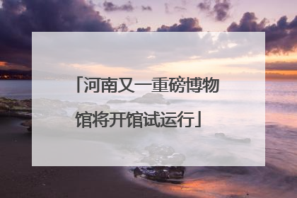 河南又一重磅博物馆将开馆试运行
