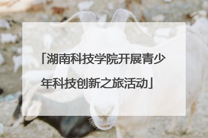 湖南科技学院开展青少年科技创新之旅活动