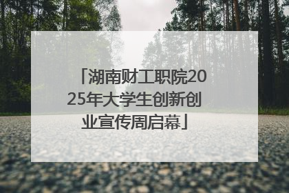 湖南财工职院2025年大学生创新创业宣传周启幕
