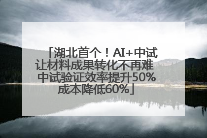 湖北首个！AI+中试让材料成果转化不再难 中试验证效率提升50%成本降低60%