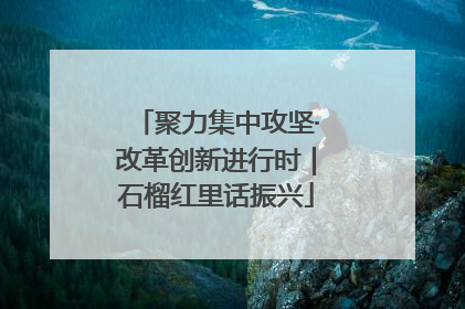 聚力集中攻坚·改革创新进行时｜石榴红里话振兴