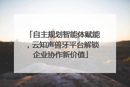 自主规划智能体赋能，云知声兽牙平台解锁企业协作新价值