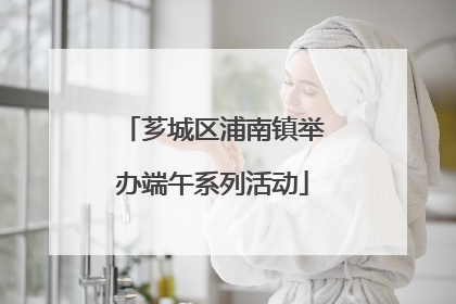 芗城区浦南镇举办端午系列活动
