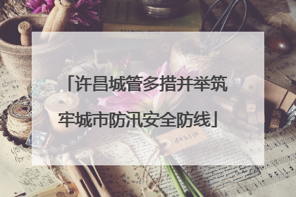 许昌城管多措并举筑牢城市防汛安全防线