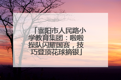 襄阳市人民路小学教育集团：啦啦操队闪耀国赛，技巧登顶花球摘银