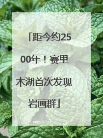 距今约2500年！赛里木湖首次发现岩画群