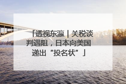 透视东瀛｜关税谈判遇阻，日本向美国递出“投名状”