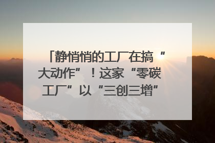 静悄悄的工厂在搞“大动作”！这家“零碳工厂”以“三创三增”探索共富新路径｜网络名人四川行