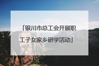 银川市总工会开展职工子女家乡研学活动