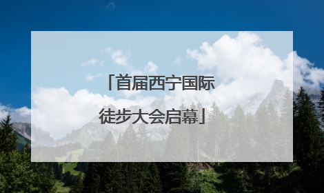 首届西宁国际徒步大会启幕