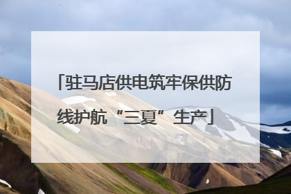 驻马店供电筑牢保供防线护航“三夏”生产