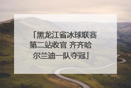 黑龙江省冰球联赛第二站收官 齐齐哈尔兰迪一队夺冠