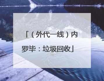 （外代一线）内罗毕：垃圾回收