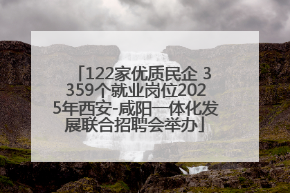 122家优质民企 3359个就业岗位2025年西安-咸阳一体化发展联合招聘会举办
