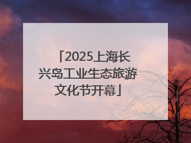 2025上海长兴岛工业生态旅游文化节开幕