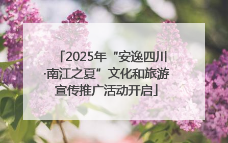 2025年“安逸四川·南江之夏”文化和旅游宣传推广活动开启